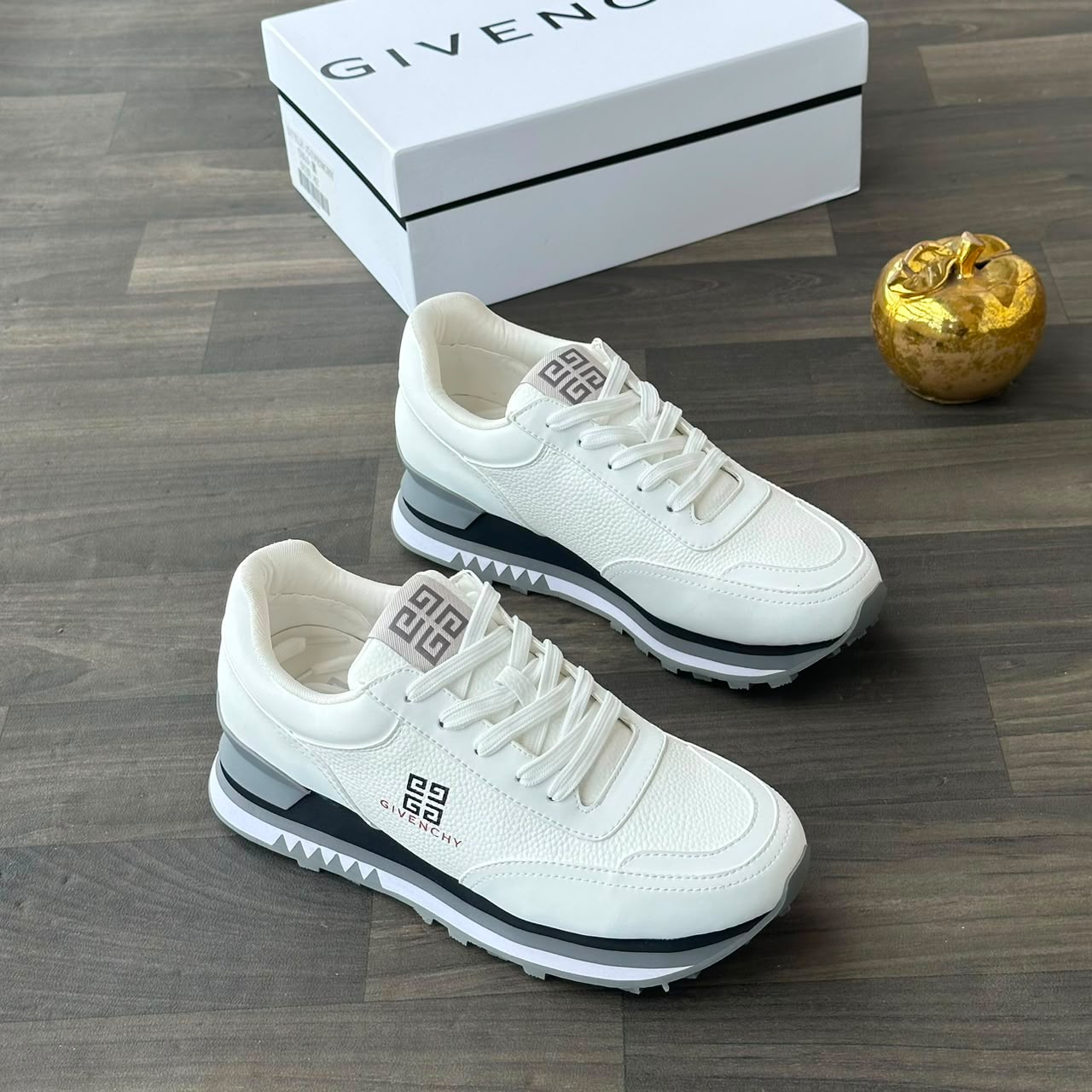 Givenchy G4 Runner Sneakers – White & Black