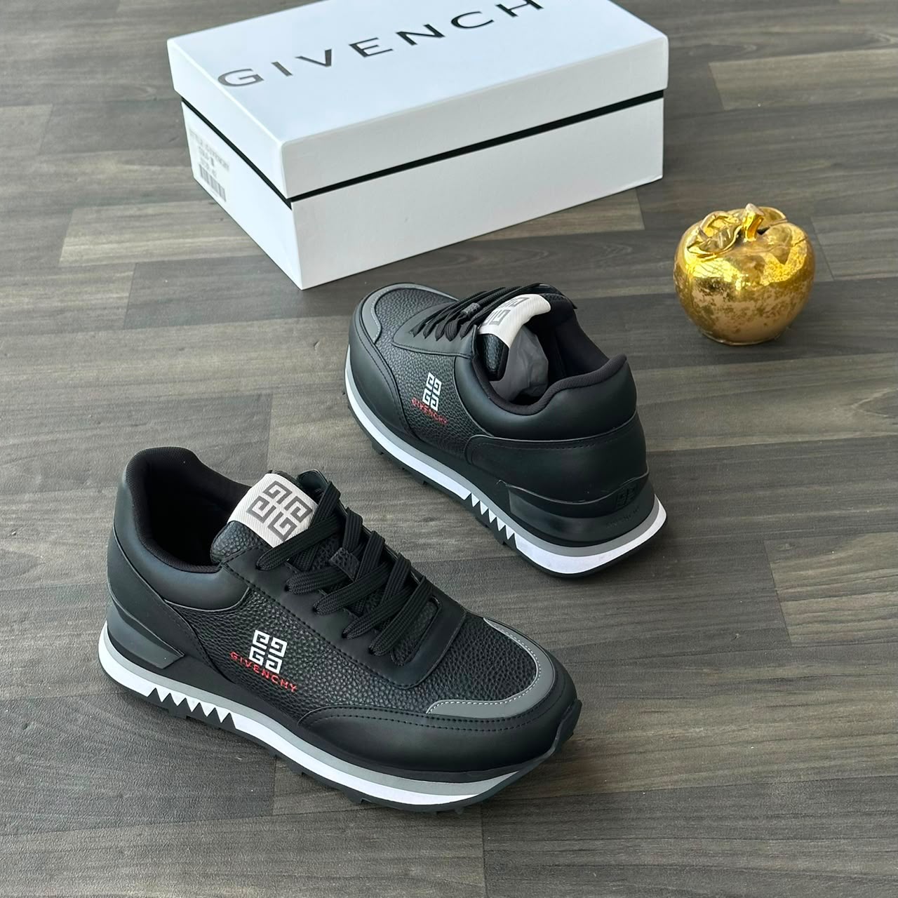 Givenchy G4 Runner Sneakers – Black & Grey